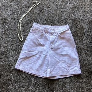 Denim Riders Pink and Grey pattern shorts Size 10